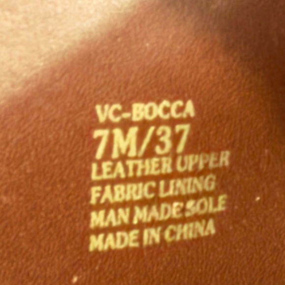 Vince Camuto Riding Boots Bocca Sz 7M Over the Knee Brown Leather Side Zip - Picture 12 of 14